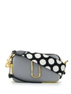 Marc Jacobs The Snapshot Coated Leather Camera Bag In Rock Grey Multi