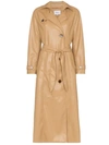 Nanushka Chiara Raincoat In Neutrals