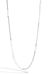 JOHN HARDY CLASSIC CHAIN PEARL STATION NECKLACE,NB90254X36