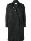 Dice Kayek Sequin Collared Coat In Black