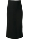 ALEXANDER MCQUEEN TOPSTITCHING PENCIL SKIRT