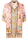 ETRO ETRO LOOSE-FIT PRINTED SHIRT - 粉色