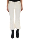 ALEXANDER MCQUEEN ALEXANDER MCQUEEN FLARED CROPPED JEANS