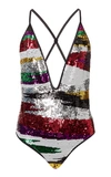 MISSONI SEQUIN-EMBELLISHED ONE-PIECE SWIMSUIT,677432