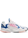 Adidas Originals White Yung 1 Watermelon Leather Low-top Sneakers