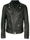 LES HOMMES MULTIPLE ZIP BIKER JACKET