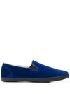 YOHJI YAMAMOTO VELVET SLIP-ON SHOES