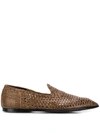 DOLCE & GABBANA HAND-WOVEN SLIPPERS