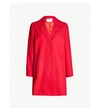 CLAUDIE PIERLOT GLENN SINGLE-BREASTED COTTON-BLEND COAT