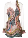 ZIMMERMANN PAISLEY RUFFLED DRESS