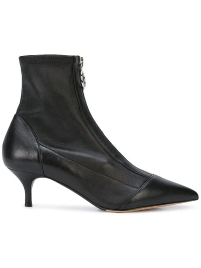 Tabitha Simmons Zip-up Boots In Black