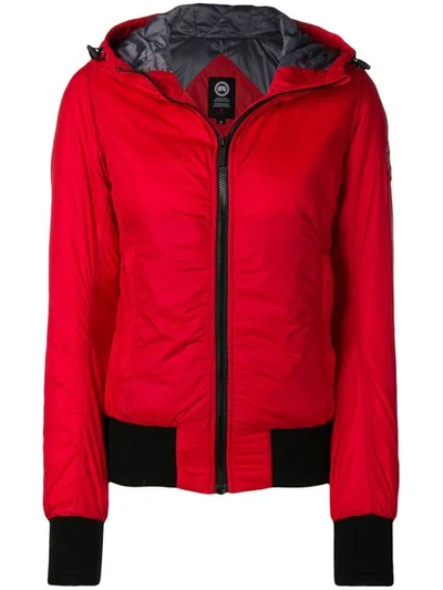 Canada Goose Zipped Padded Jacket - 红色 In Red