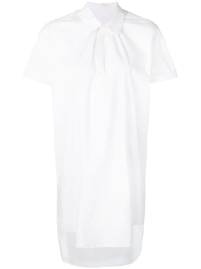 A.f.vandevorst 垂坠短袖罩衫 - 白色 In White