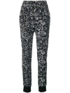 A.F.VANDEVORST PRINTED TAPERED TROUSERS