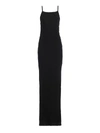 BALMAIN RIBBED VISCOSE JERSEY LONG SLIP DRESS,RF16411J066 0PA