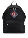 GIVENCHY GIVENCHY LOGO PATCH BACKPACK - 黑色