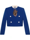 GUCCI EMBROIDERED ANATOMICAL HEART TOP