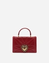 DOLCE & GABBANA BIG DEVOTION BAG IN MATELASSE' NAPPA