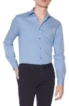 JOHN VARVATOS Slim Fit Cotton Dress Shirt,DW712V1B-69XV