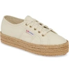 Superga 2730 Cotropew Espadrille Platform Sneaker In Cafe Noir