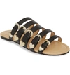 Katy Perry Nikki Strappy Slide Sandals Women's Shoes In Black