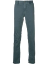 Incotex Straight Leg Trousers In Blue