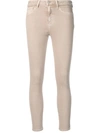 L Agence L'agence Margot High Rise Skinny Jeans In Nude White In Nudewhite