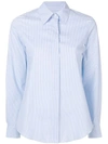 ALBERTO BIANI FORMAL PINSTRIPE BLOUSE