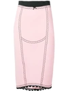 MARCO DE VINCENZO EMBROIDERED SKIRT