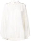 REDEMPTION REDEMPTION 超大款长袖衬衫 - 白色