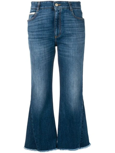 Stella Mccartney Skinny Flare Jeans In Blue