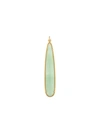 IRENE NEUWIRTH IRENE NEUWIRTH CHRYSOPRASE 18K金泪滴形吊饰项链 - 绿色