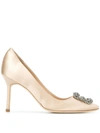 MANOLO BLAHNIK GEM DETAIL PUMPS