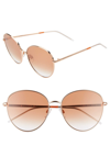 TOMMY HILFIGER 58MM ROUND SUNGLASSES,TH1649S