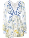 ALICE MCCALL FLORAL PRINT CUT OUT DRESS