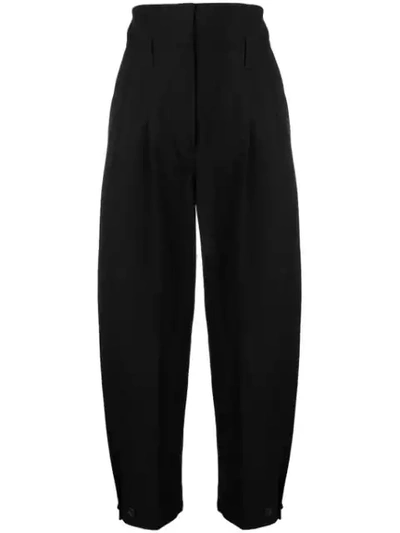 Givenchy Wide Leg High Waisted Trousers - 黑色 In Black