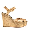 CHRISTIAN LOUBOUTIN Almeria 120 Liege Gold wedges,CL14514S