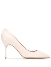 Manolo Blahnik Pointed Toe Pumps In Pink
