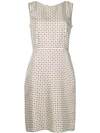 ALBERTO BIANI DOTTED PRINT DRESS