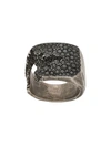 TOBIAS WISTISEN CRACKED CRYSTAL RING