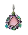 STEPHEN DWECK PINK CHALCEDONY & MULTI-STONE PENDANT NECKLACE,PROD219550047