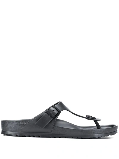 Birkenstock Gizeh Eva Thong Sandals In Lead