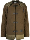 COACH QUILTED MILITARY COAT