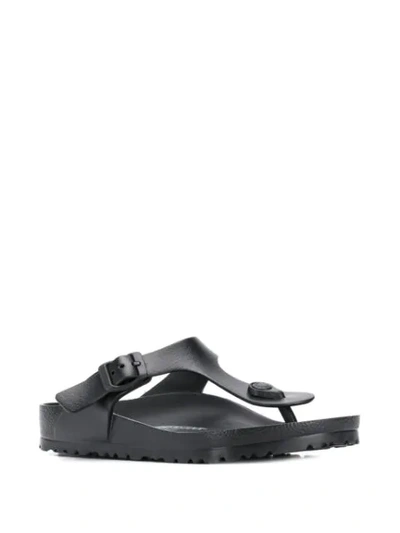 Birkenstock Wide Width Gizeh Essentials Eva Slide Sandal In Black