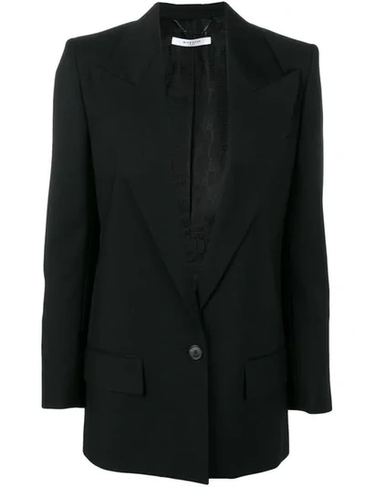 Givenchy Deep V-neck Blazer - 黑色 In  Black