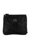 PHILIPP PLEIN LOGO PRINT CROSSBODY BAG