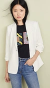 Cinq À Sept Cinq A Sept Khloe Crepe Blazer In Ivory