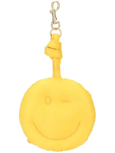 Anya Hindmarch Chubby Wink Keyring - 黄色 In Yellow