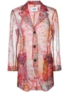 MSGM FLORAL PRINT JACKET