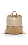MAISON MARGIELA FAUX-LEATHER AND CANVAS CONVERTIBLE BACKPACK,685933